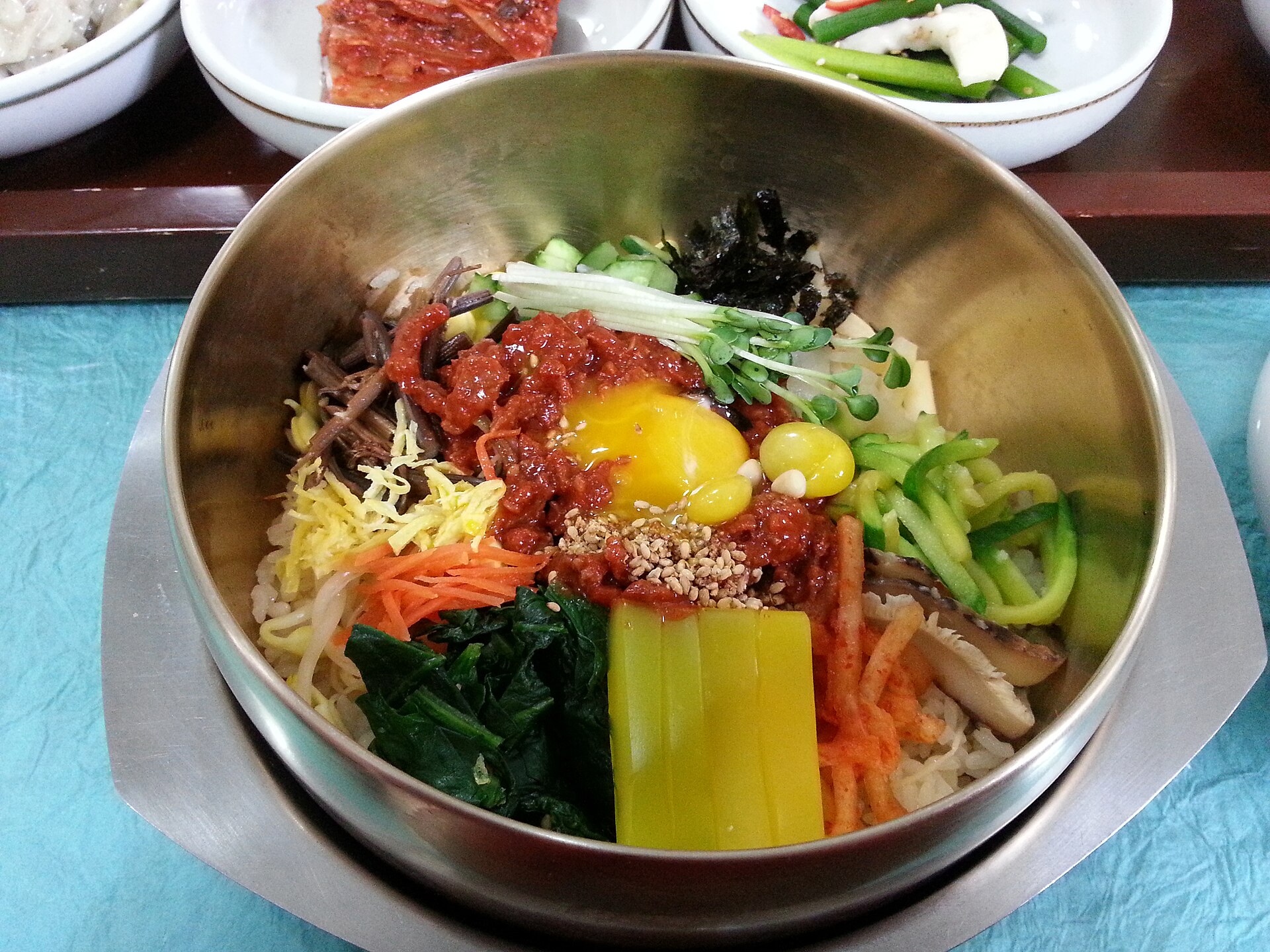 Jeonju bibimbap bowl Korea