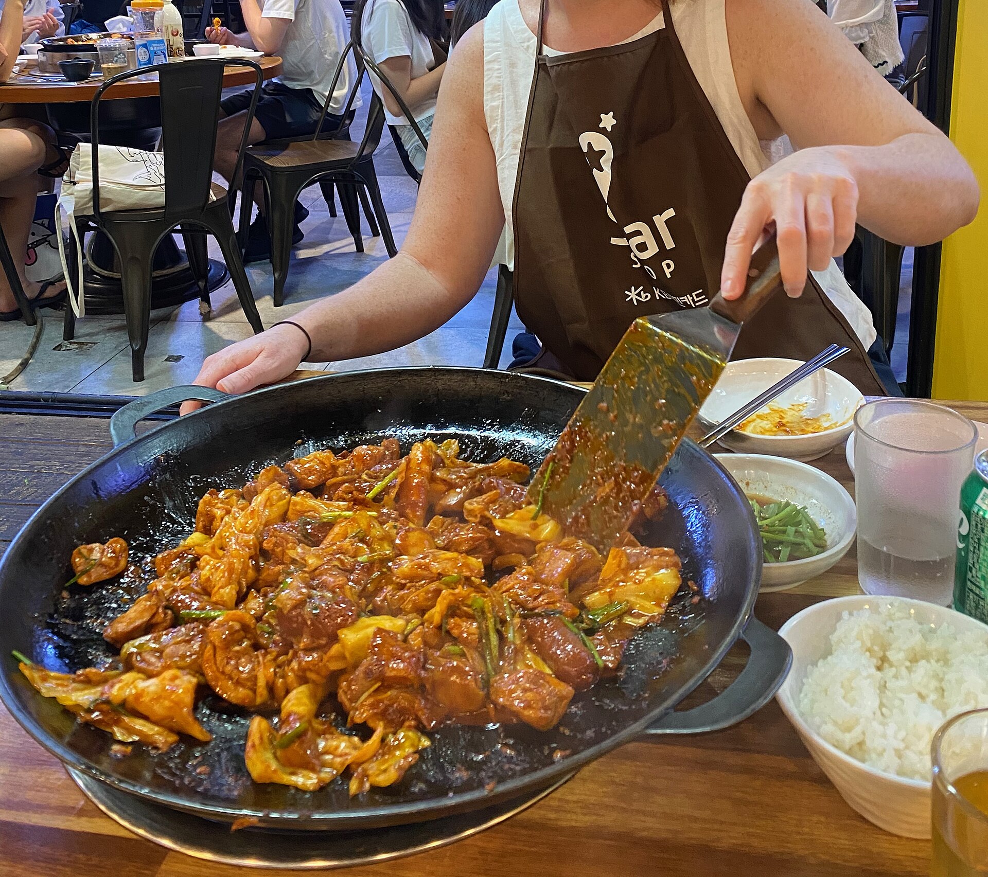 dakgalbi Korean chicken dish