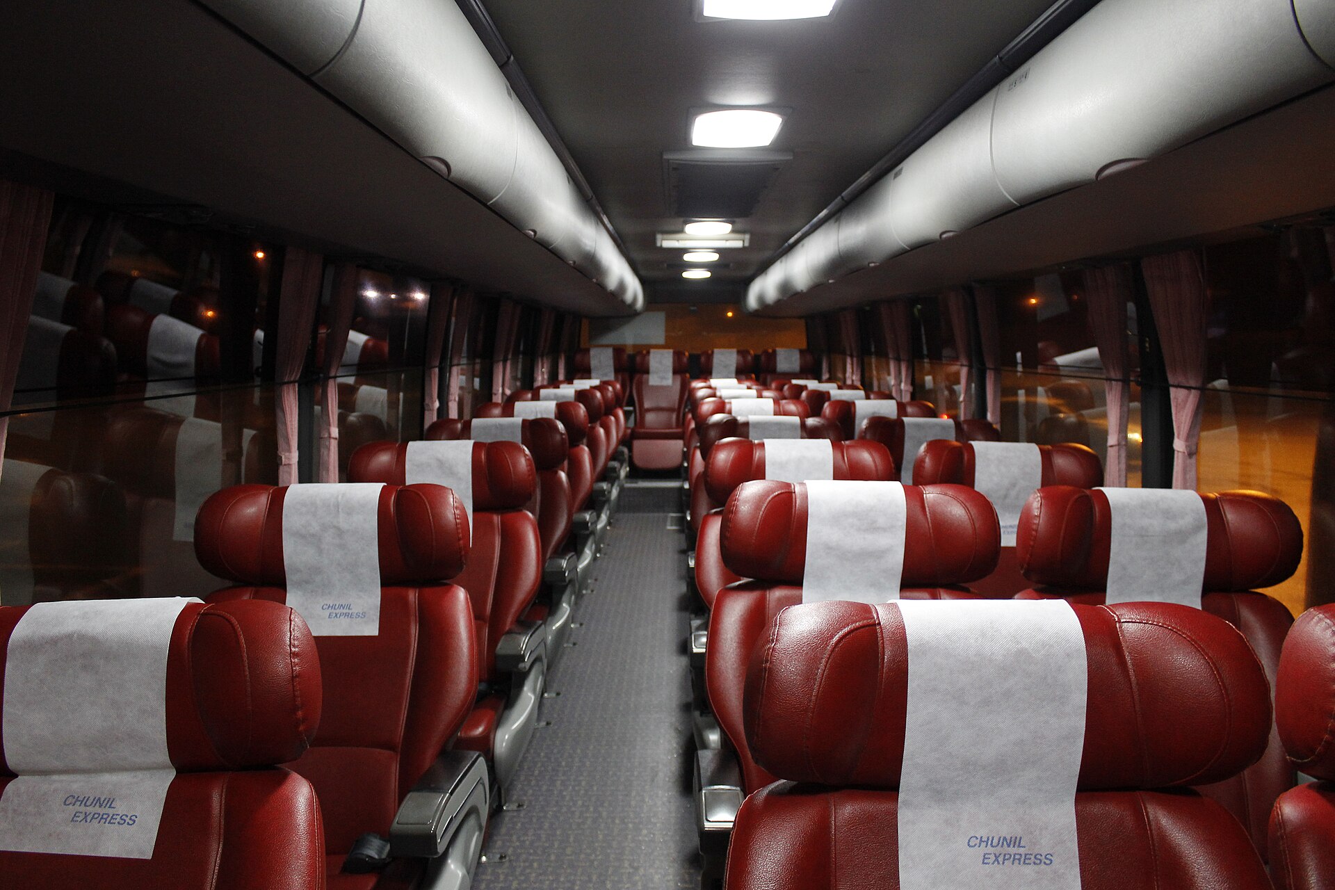 Korean express bus interior