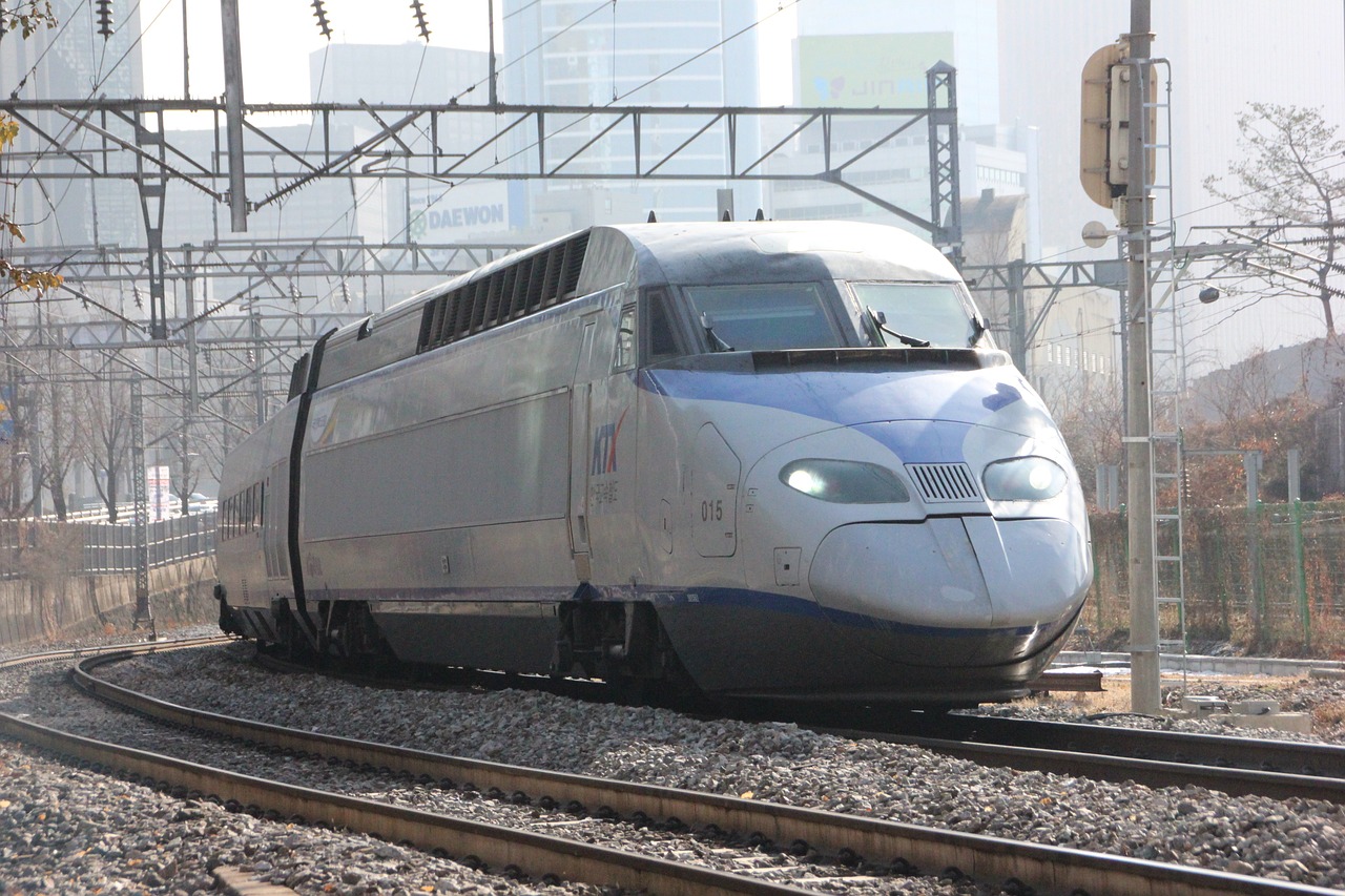 KTX high speed train Korea