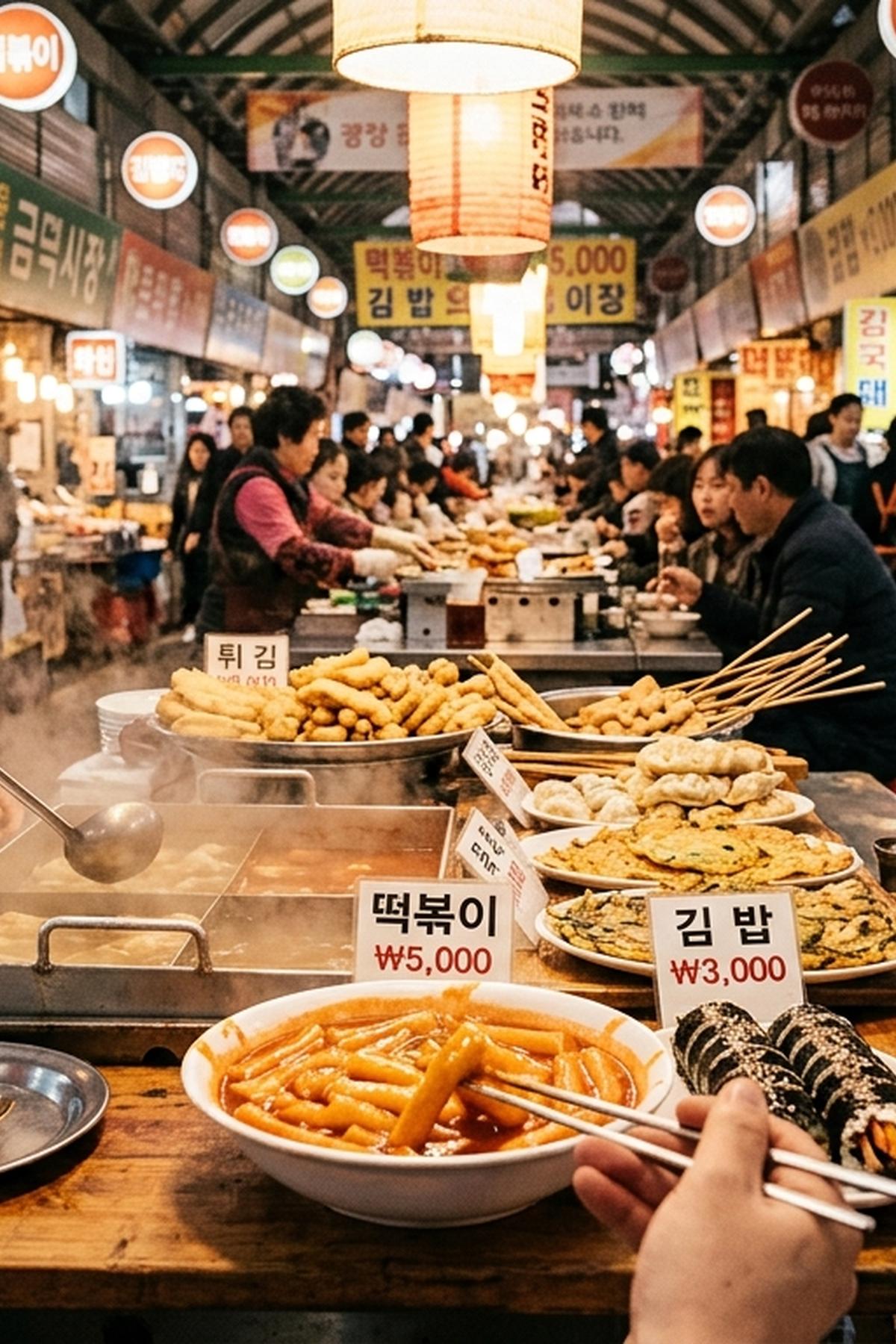 Eating at South Korea's Traditional Markets on Less Than 10,000 Won
